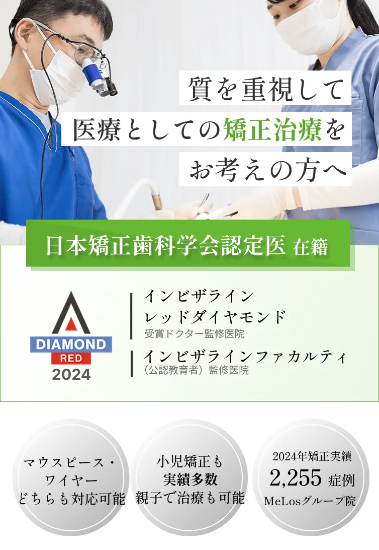 質を重視して医療としての矯正治療をお考えの方へ